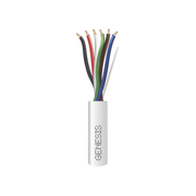 BOBINA DE 305 METROS / CABLE DE COBRE / 6 X 18 AWG / PARA INTERIOR / COLOR BLANCO / PARA APLICACIONES DE ALARMAS DE INTRUSIÓN/CONTROL DE ACCESO/ AUTOMATIZACIÓN / INTERFONOS Y TV PORTEROS-Cables-GENESIS-Bsai Seguridad & Controles