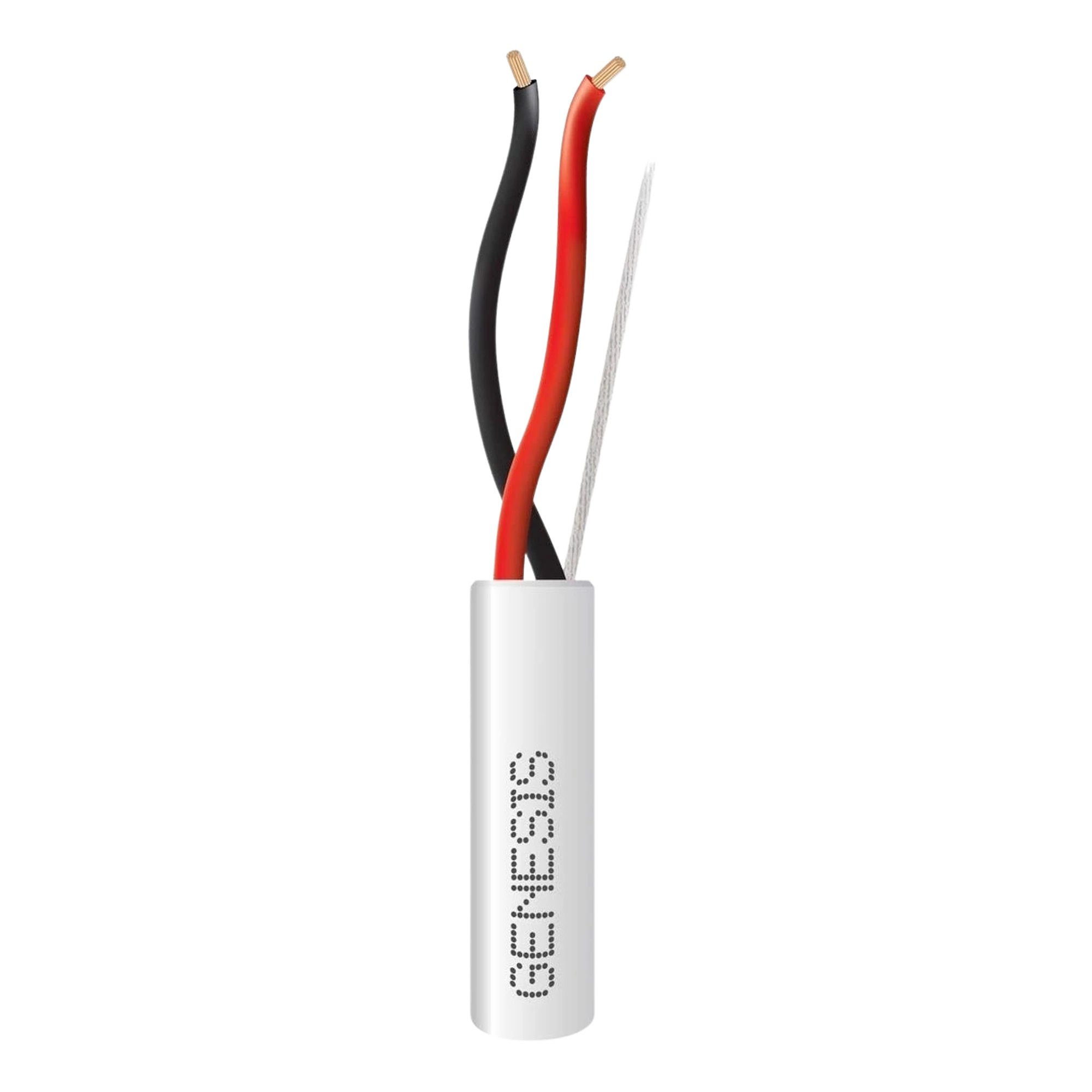 BOBINA DE 305 METROS DE CABLE 2X18 AWG / USO INTERIOR / RISER / BLANCO / PARA APLICACIONES EN ALARMAS DE INTRUSIÓN, CONTROL DE ACCESO, INTERFONOS, TV PORTEROS, AUTOMATIZACION, AUDIO Y VOCEO.-Cables y Conectores-GENESIS-Bsai Seguridad & Controles
