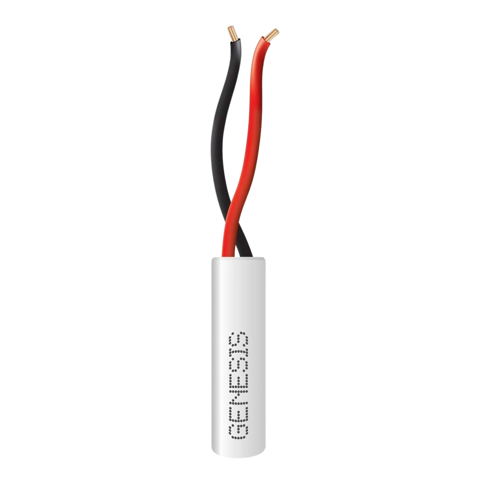 BOBINA DE 305 METROS DE CABLE / 2X22 AWG / COLOR BLANCO / USO INTERIOR / RISER / PARA SISTEMAS DE INTRUSIÓN Y AUTOMATIZACIÓN-Cables-GENESIS-Bsai Seguridad & Controles