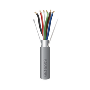 BOBINA DE 305 METROS DE CABLE / 6X22 AWG BLINDADO / COLOR GRIS / PARA APLICACIONES DE AUDIO, SEGURIDAD Y CONTROL-Cables-GENESIS-Bsai Seguridad & Controles