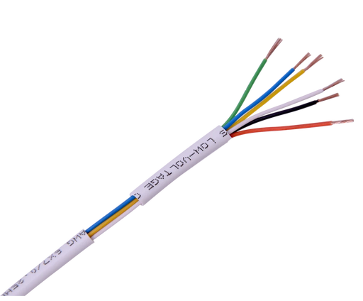 BOBINA DE 305 METROS DE CABLE, 22 AWG, 6 CONDUCTORES, TIPO CCA DE COLOR BLANCO-Cableado-SFIRE-Bsai Seguridad & Controles