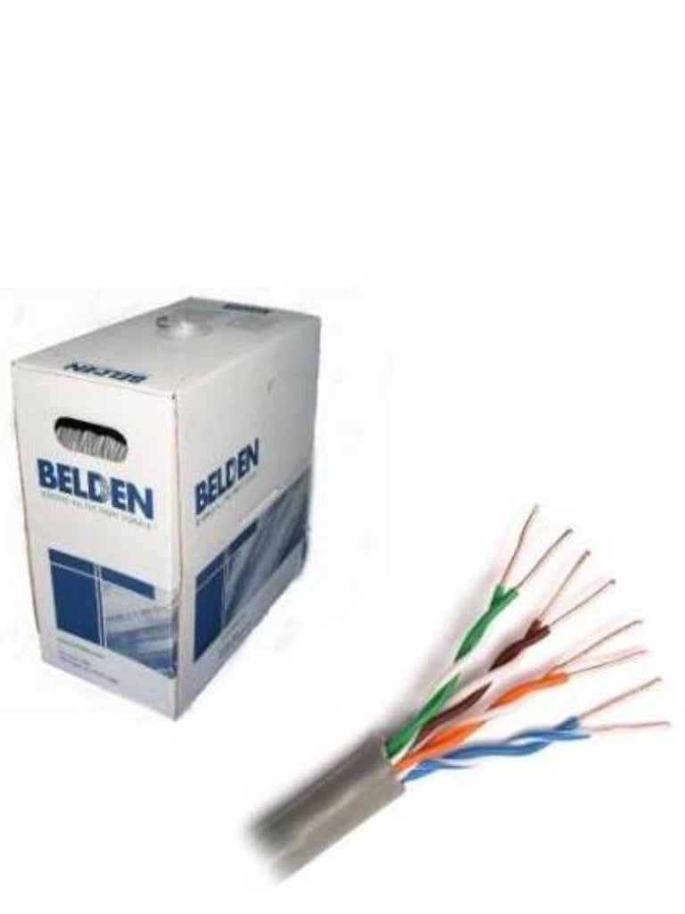 BELDEN 24120081000 - CABLE UTP 100% COBRE / CATEGORIA 6+ / IBDN / GIGAFLEX 2412 CMR / COLOR GRIS / BOBINA DE 305 MTS-Cable-BELDEN-Bsai Seguridad & Controles