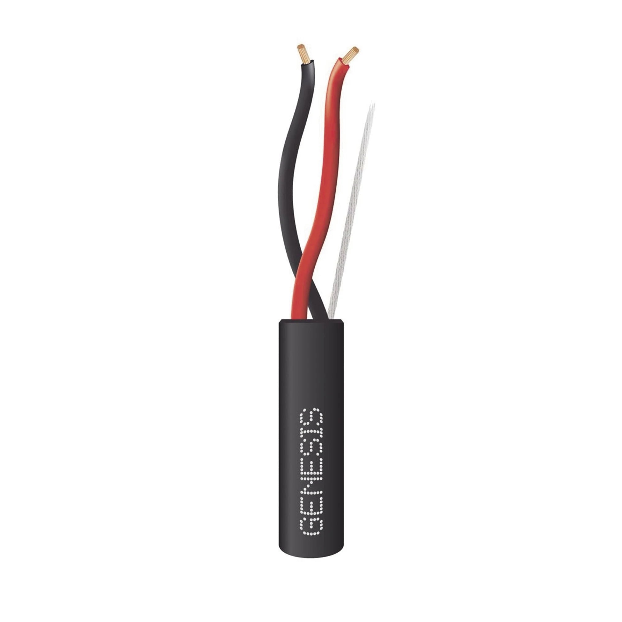 BOBINA DE CABLE 305 METROS / 2 X 14 AWG TIPO FPL / COLOR NEGRO / PARA USO EN INTEMPERIE Y ENTERRADO DIRECTO / USO EN APLICACIONES EN SISTEMAS DE DETECCIÓN DE INCENDIO Y SISTEMAS DE EVACUACIÓN.-Cables-GENESIS-Bsai Seguridad & Controles