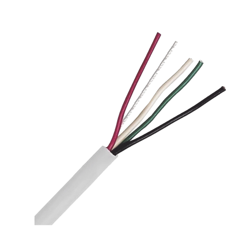 BOBINA DE CABLE 305 METROS: 4 X 18 AWG, COLOR BLANCO, CM, PARA SISTEMAS DE SEGURIDAD Y ALARMAS-Cables-LINKEDPRO-LP418W/1000-Bsai Seguridad & Controles