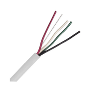 BOBINA DE CABLE 305 METROS: 4 X 22 AWG, COLOR BLANCO, CM, PARA SISTEMAS DE SEGURIDAD Y ALARMAS-Cables-LINKEDPRO-LP224W/1000-Bsai Seguridad & Controles