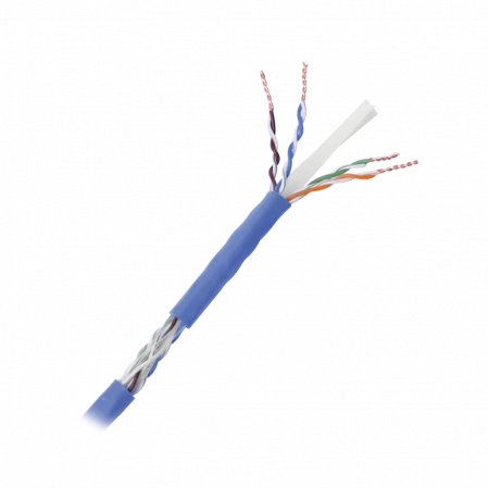 BOBINA DE CABLE DE 305 METROS CAT6+, CM, CALIBRE 23 ALTO RENDIMIENTO, ETL,UL, CON GARANTÍA DE POR VIDA, COLOR AZUL, SUPER FLEXIBLE, PARA APLICACIONES DE CCTV, VIDEO HD, Y REDES DE DATOS. USO INTERIOR.-Cableado-LINKEDPRO BY EPCOM-Bsai Seguridad & Controles