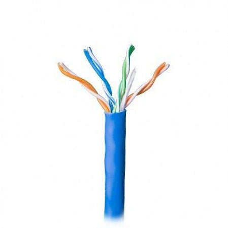BOBINA DE 305 METROS CABLE PAR TRENZADO NIVEL 5 (CAT 5E) / CMR / COLOR AZUL / 4 PARES DE CONDUCTORES SÓLIDOS DE COBRE AWG 24 / PARA APLICACIONES DE CCTV, REDES DE DATOS, IP MEGAPIXEL, CONTROL RS485-Cableado-GENESIS-Bsai Seguridad & Controles