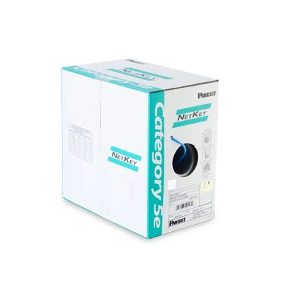 BOBINA DE CABLE UTP DE 305 M. DE COBRE, NETKEY, AZUL, CATEGORÍA 5E (24 AWG), RISER (CMR), DE 4 PARES-Cableado-PANDUIT-Bsai Seguridad & Controles