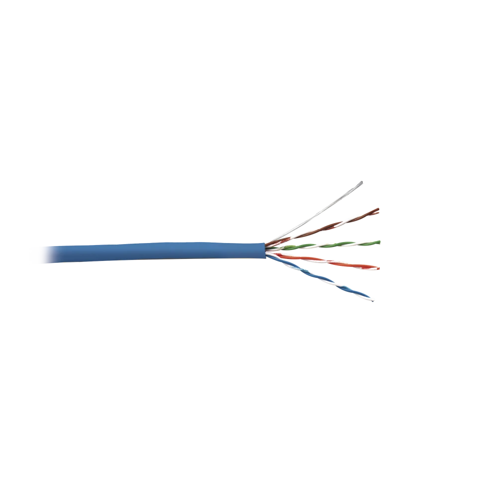 BOBINA DE CABLE UTP DE 4 PARES, CAT5E, PVC (CMR, RISER), COLOR AZUL, 24 AWG, 305M-Cableado-SIEMON-Bsai Seguridad & Controles