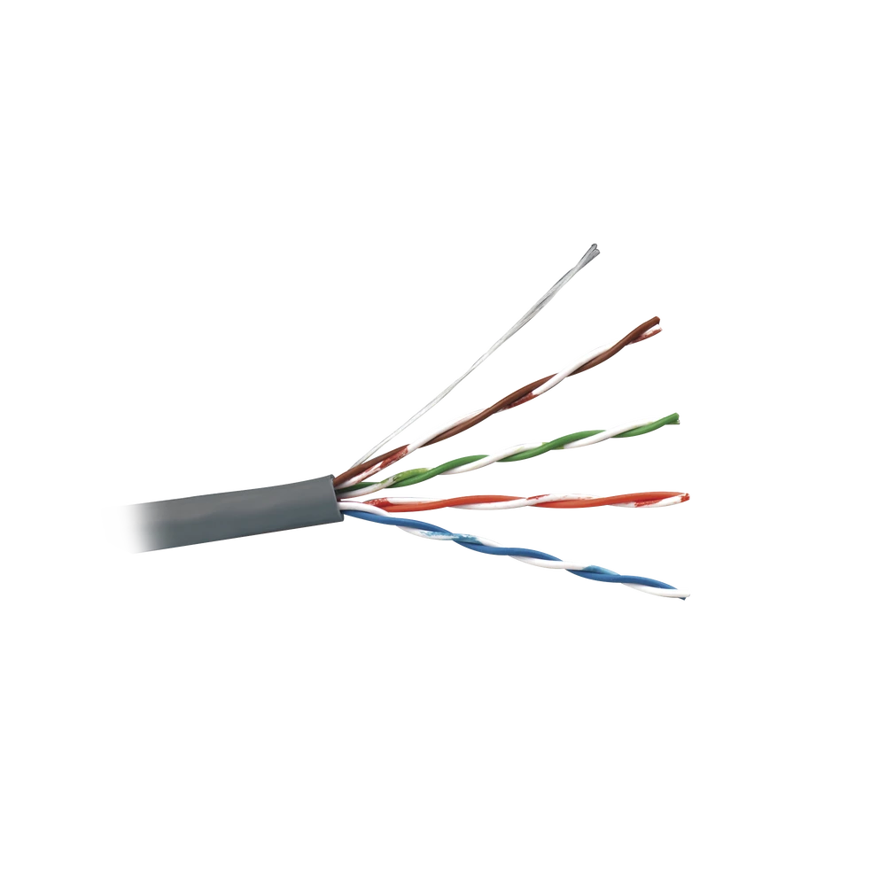 BOBINA DE CABLE UTP DE 4 PARES, CAT5E, PVC (CM), COLOR GRIS, 24 AWG, 305M-Cableado-SIEMON-Bsai Seguridad & Controles