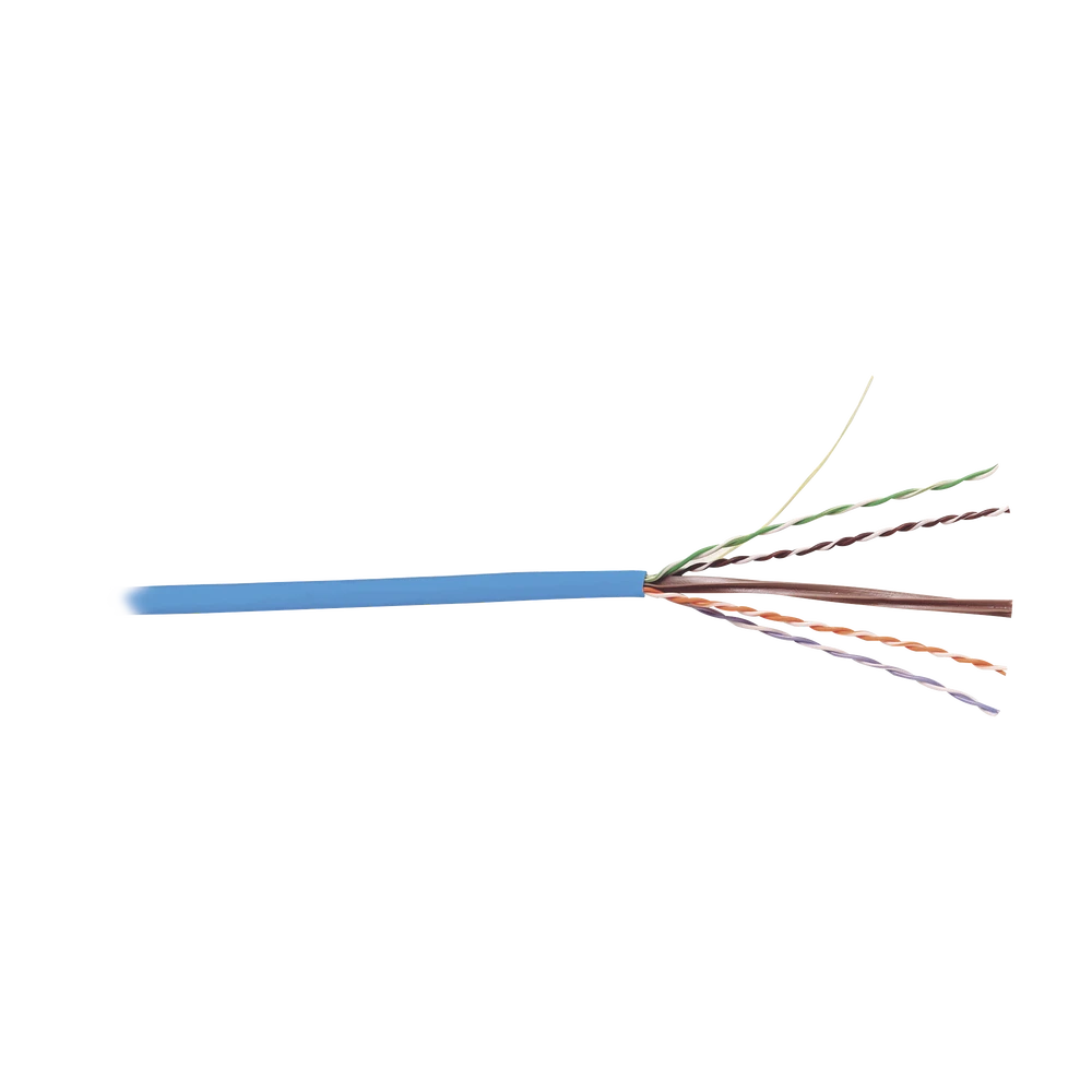 BOBINA DE CABLE UTP DE 4 PARES, CAT6, PVC (CMR), COLOR AZUL, 23 AWG, 305M-Cableado-SIEMON-Bsai Seguridad & Controles
