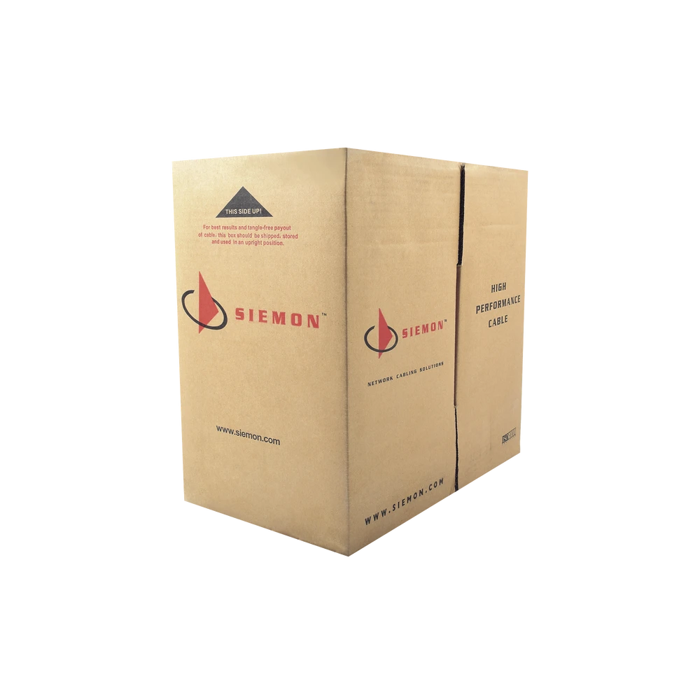 BOBINA DE CABLE UTP DE 4 PARES, CAT6, PVC (CMR), COLOR AZUL, 23 AWG, 305M-Cableado-SIEMON-Bsai Seguridad & Controles