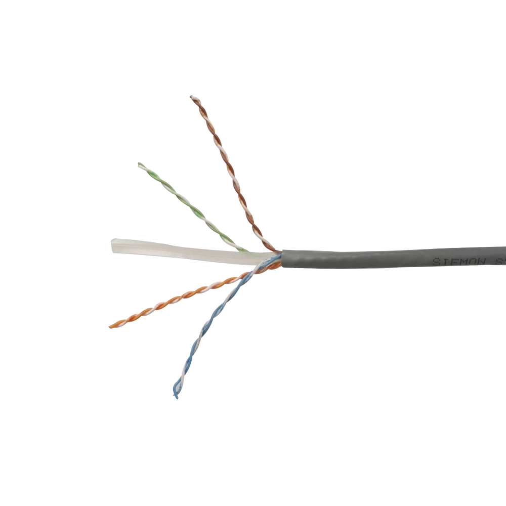 BOBINA DE CABLE UTP DE 4 PARES, CAT6, PVC (CM), COLOR GRIS, 24 AWG, 305M-Cableado-SIEMON-Bsai Seguridad & Controles