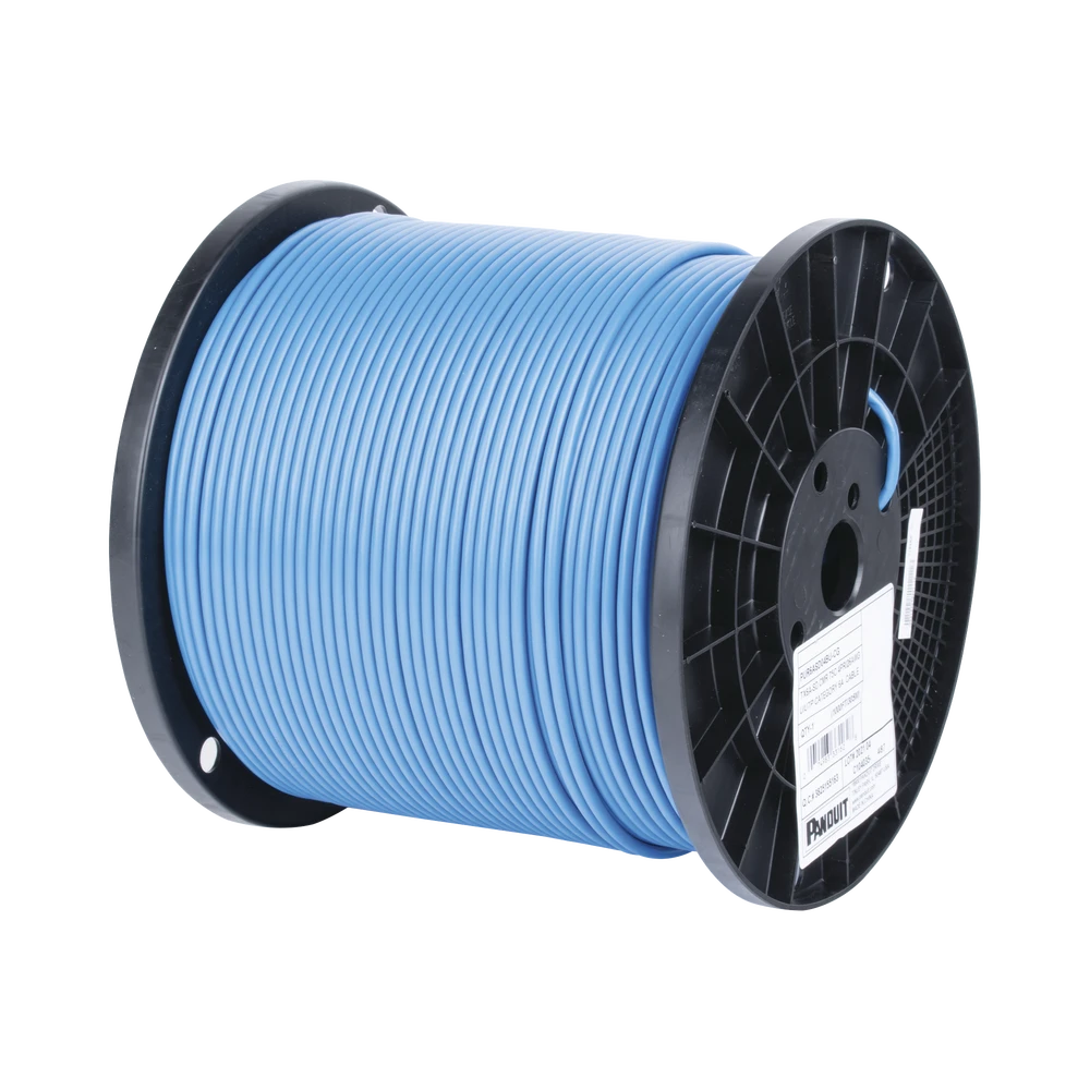 BOBINA DE CABLE UTP DE 4 PARES, MATRIX, CAT6A, 26 AWG, CMR (RISER), COLOR AZUL, 305M-Cableado-PANDUIT-Bsai Seguridad & Controles
