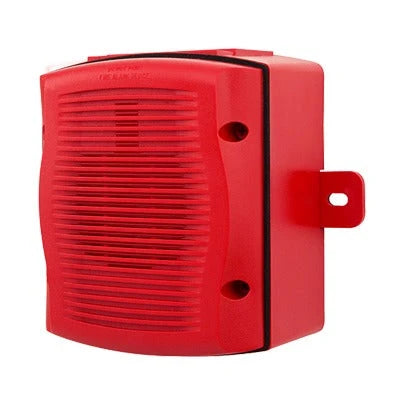 BOCINA PARA EXTERIOR, MONTAJE EN PARED, COLOR ROJO-Deteccion de Fuego-SYSTEM SENSOR-Bsai Seguridad & Controles