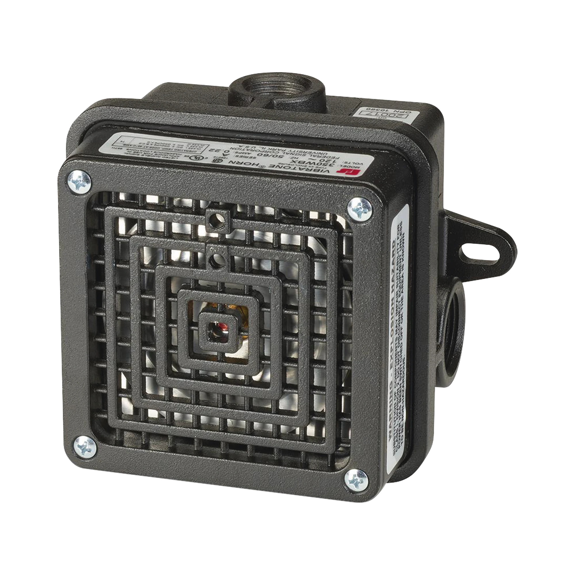 BOCINA VIBRATONE PARA EXTERIOR Y UBICACIONES PELIGROSAS, 120VCA, NEGRA-Sirenas / Bocinas / Controladores-FEDERAL SIGNAL INDUSTRIAL-Bsai Seguridad & Controles