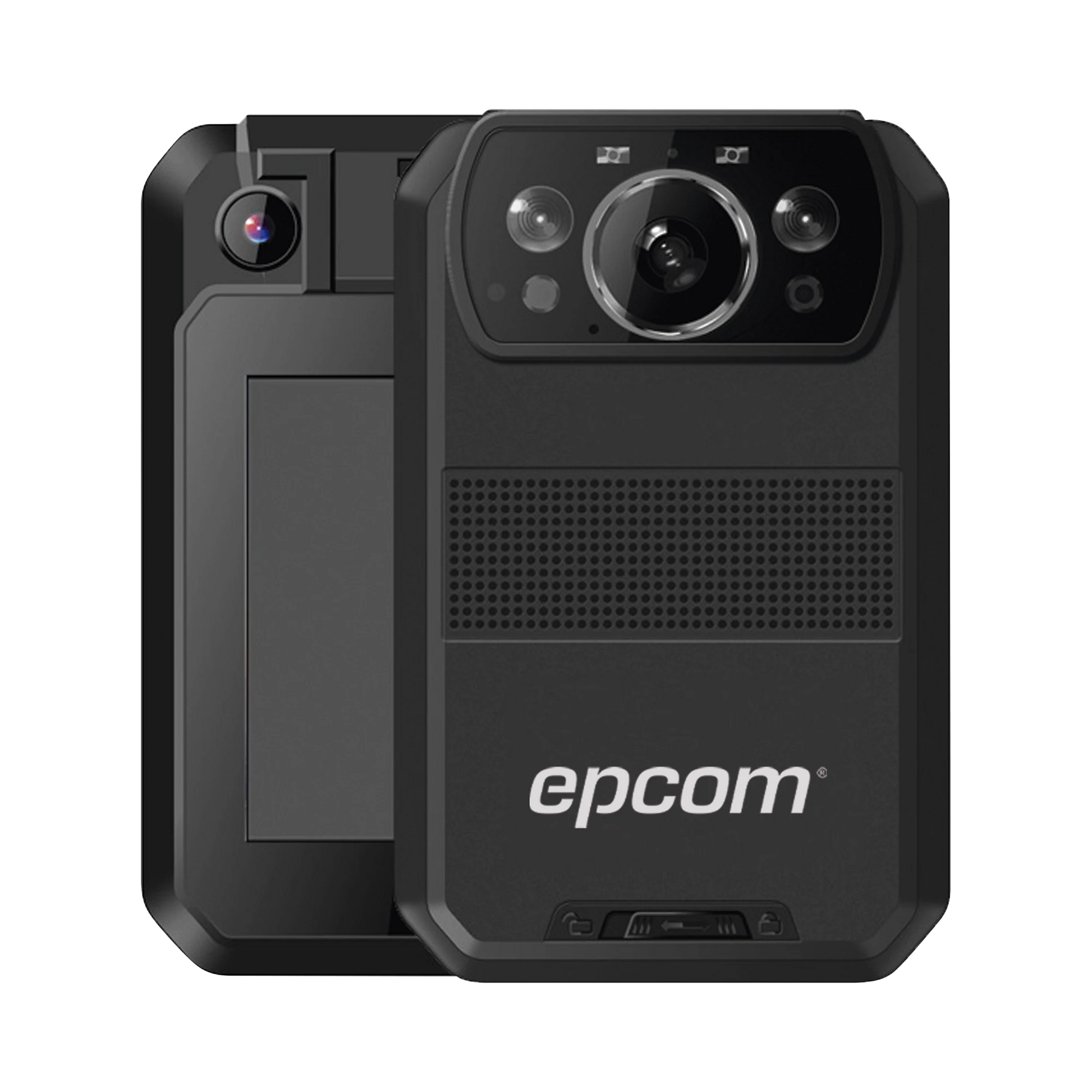 BODY CAMERA PARA SEGURIDAD, VIDEO 4K, GPS INTERCONSTRUIDO, CONEXION 4G-LTE, WIFI, BLUETOOTH, SISTEMA BASADO EN ANDROID-Dvrs Móviles (Para Vehículos)-EPCOM-Bsai Seguridad & Controles