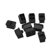 BOLSA CON 25 PIEZAS DE PROTECTORES ANTI-POLVO PARA PUERTO SFP, COLOR NEGRO-Herramientas-LINKEDPRO BY EPCOM-Bsai Seguridad & Controles