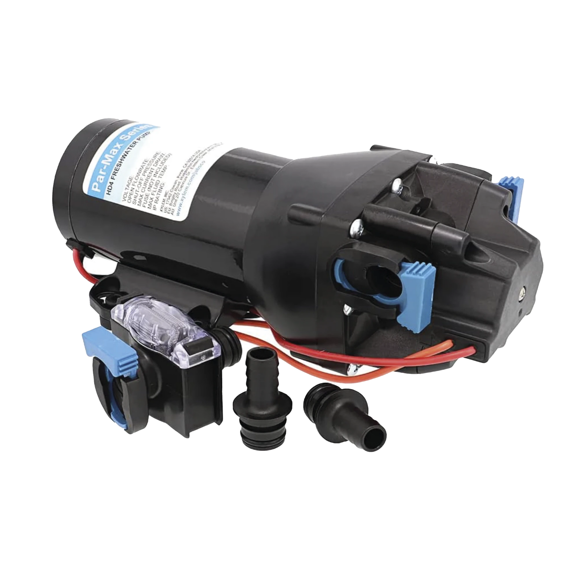 BOMBA CONTROLADA POR PRESIÓN PAR MAX HD 4' A 24 VCA, ALTA PRESIÓN 40 PSI 15 LPM / 4 GPM-Soluciones Marinas-JABSCO-Q402J-115S-3A-Bsai Seguridad & Controles
