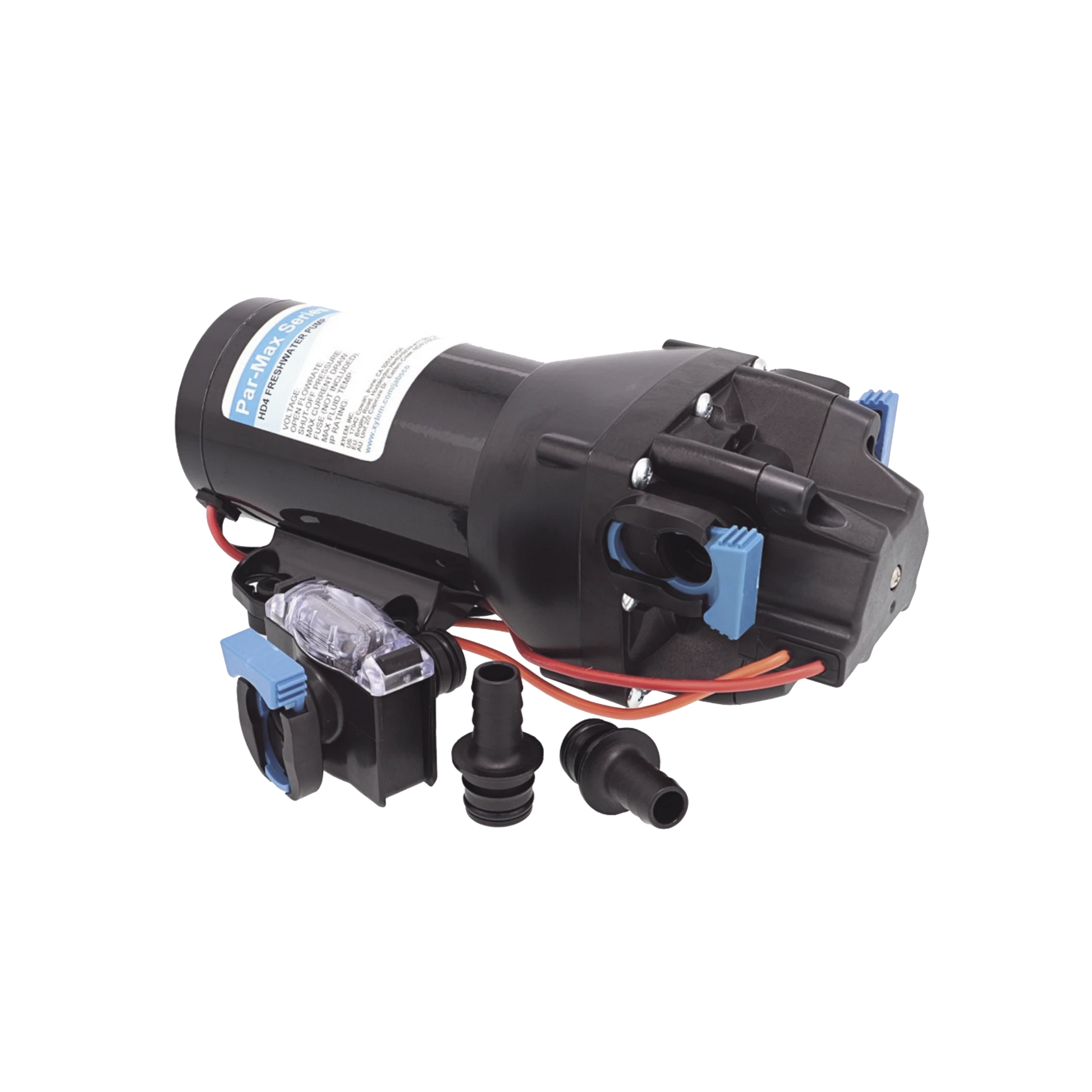 BOMBA CONTROLADA POR PRESIÓN PAR MAX HD 4' A 12 VCA, ALTA PRESIÓN 40 PSI 15 LPM / 4 GPM-Soluciones Marinas-JABSCO-Bsai Seguridad & Controles