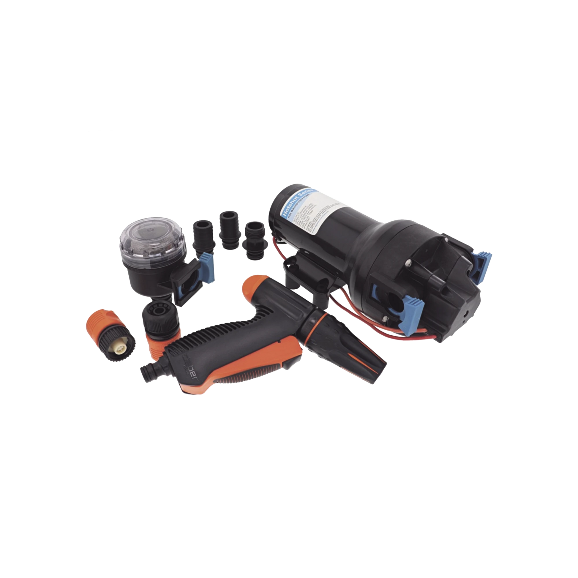 BOMBA DE DIAFRAGMA CONTROLADA POR PRESIÓN PARA TRABAJOS PESADOS ??HOTSHOT WASH DOWN DE 12 VCD-Soluciones Marinas-JABSCO-Bsai Seguridad & Controles