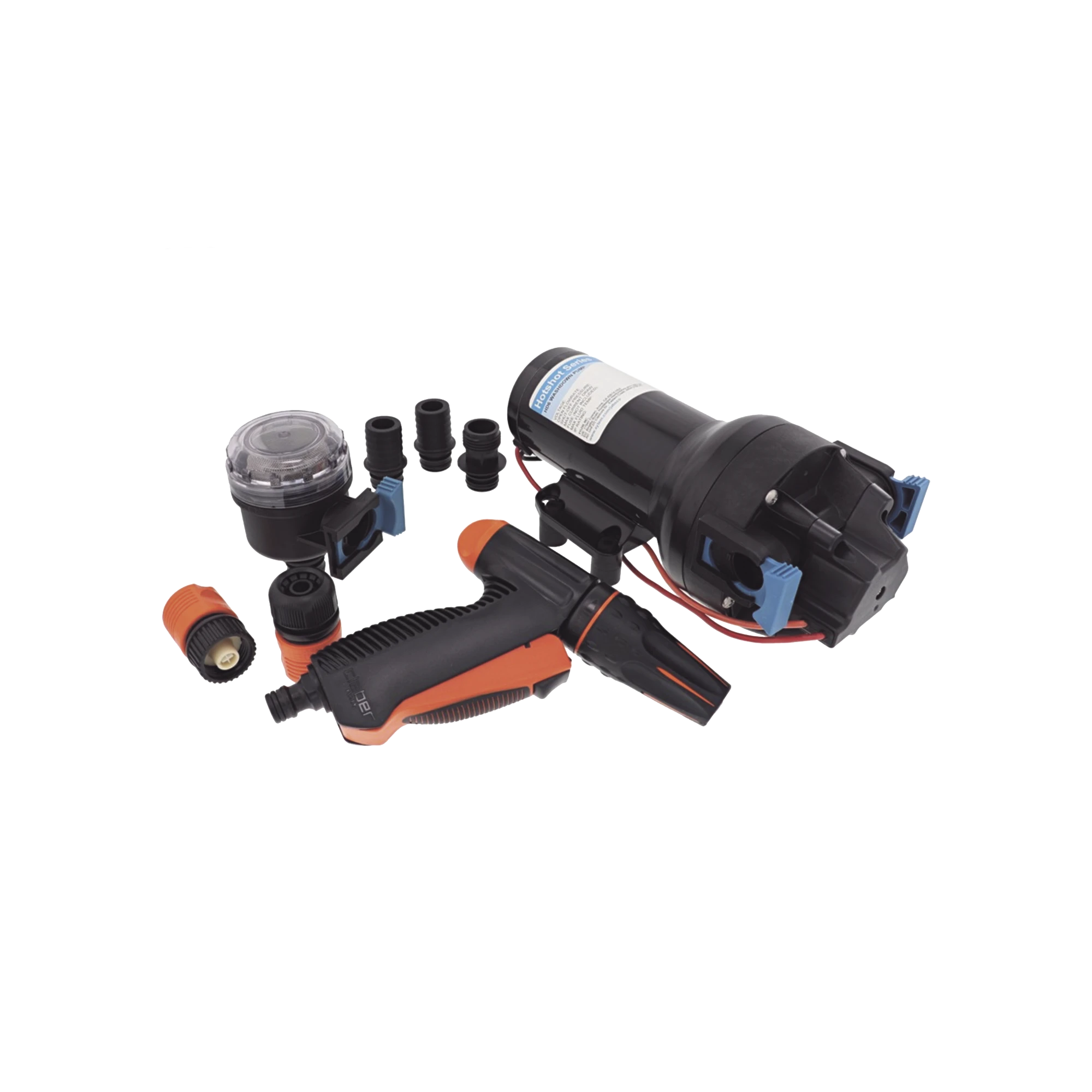 BOMBA DE DIAFRAGMA CONTROLADA POR PRESIÓN PARA TRABAJOS PESADOS ??HOTSHOT WASH DOWN DE 12 VCD-Soluciones Marinas-JABSCO-Bsai Seguridad & Controles