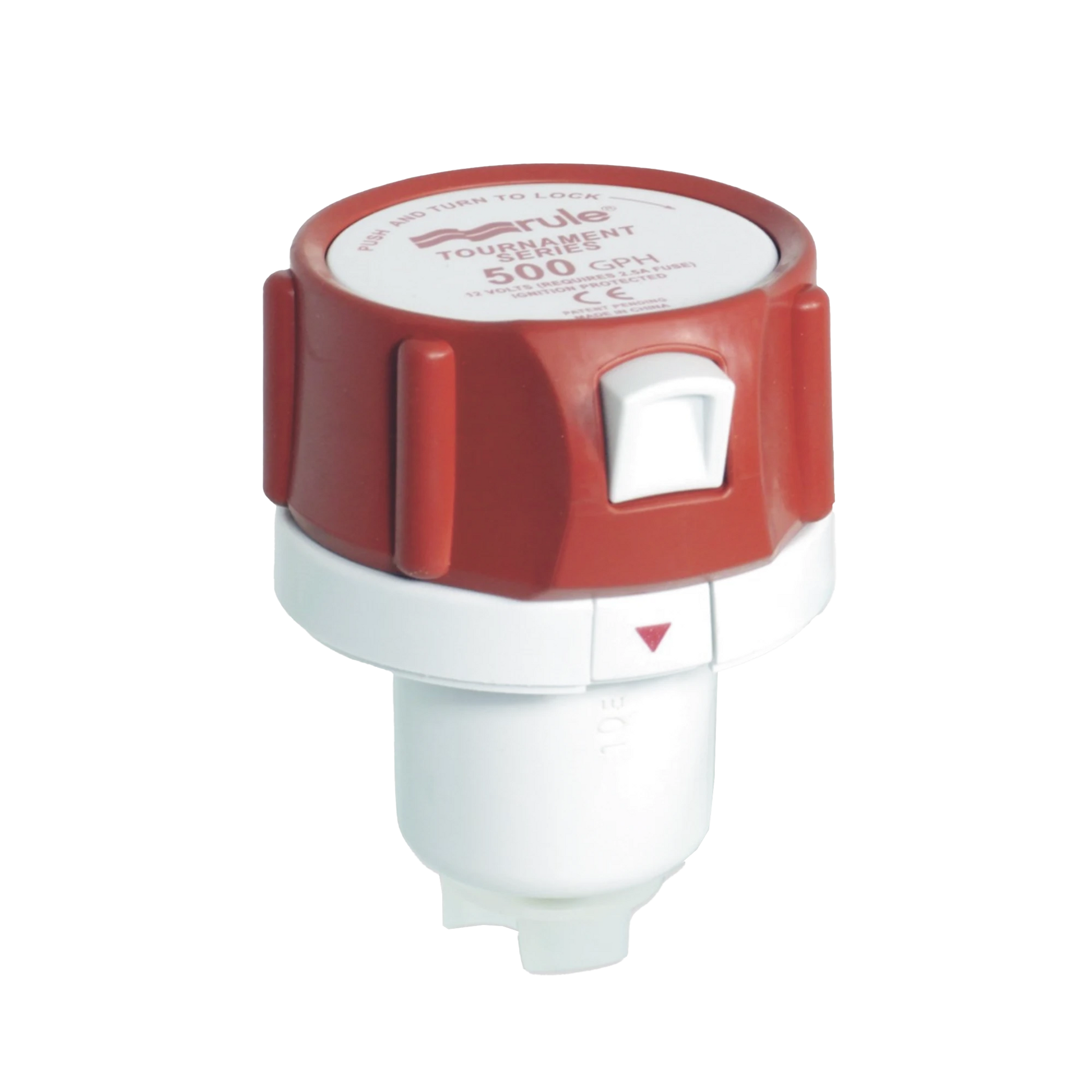 BOMBA DE REEMPLAZO PARA SERIE TOURNAMENT DE 500 GALONES POR HORA, A 12 VOLTS DE CORRIENTE DIRECTA.-Soluciones Marinas-RULE-Bsai Seguridad & Controles