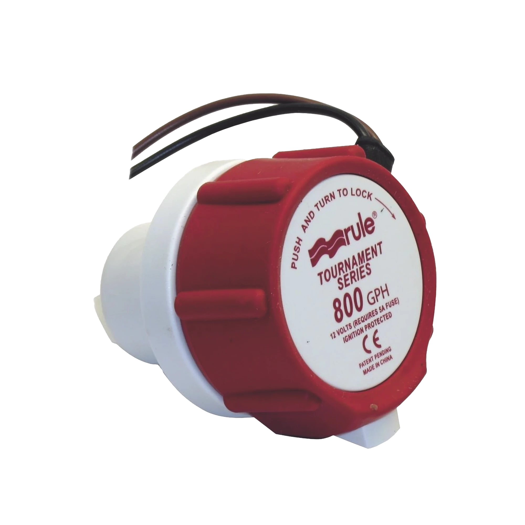 BOMBA DE REEMPLAZO PARA SERIE TOURNAMENT DE 800 GALONES POR HORA, A 12 VOLTS DE CORRIENTE DIRECTA.-Soluciones Marinas-RULE-Bsai Seguridad & Controles