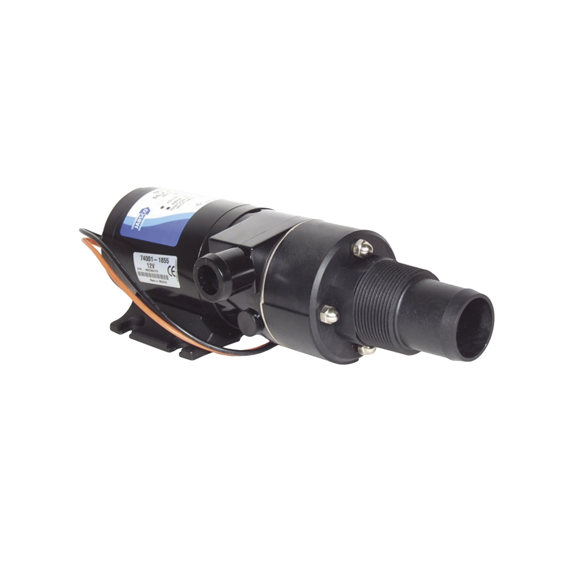 BOMBA MACERADORA DE 12 VCD PARA MANGUERA DE ENTRADA CON ORIFICIO DE 38 MM (1½”), MANGUERA DE DESCARGA CON ORIFICIO DE 25 MM (1”)-Soluciones Marinas-JABSCO-Bsai Seguridad & Controles
