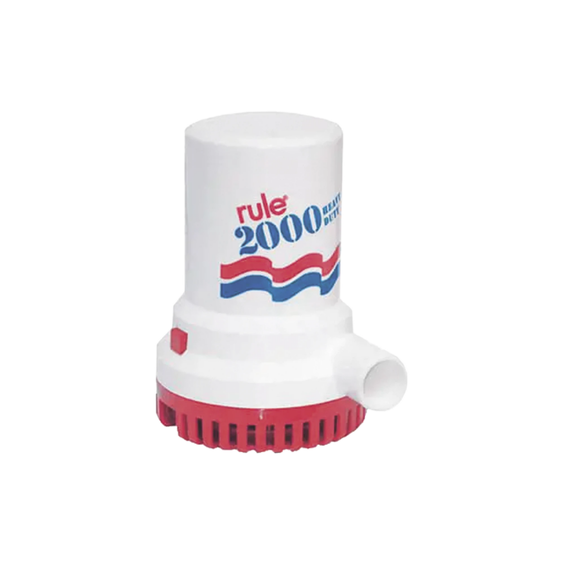 BOMBA SUMERGIBLE DE ACHIQUE DE 2000 GALONES POR HORA A 24 VOLTS DE CORRIENTE DIRECTA.-Soluciones Marinas-RULE-Bsai Seguridad & Controles