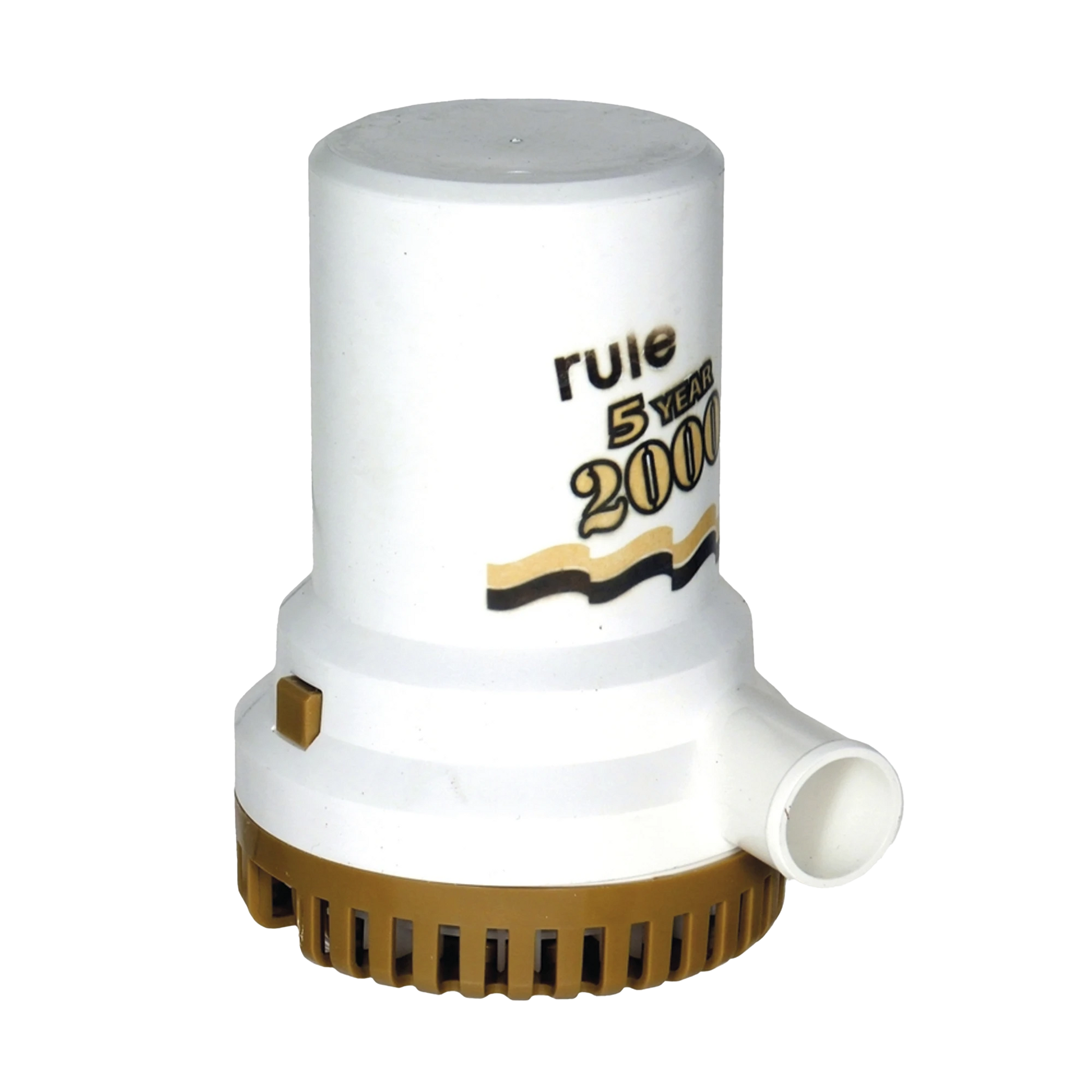 BOMBA SUMERGIBLE DE ACHIQUE SERIE GOLD DE 2000 GALONES POR HORA A 12 VOLTS DE CORRIENTE DIRECTA.-Soluciones Marinas-RULE-Bsai Seguridad & Controles