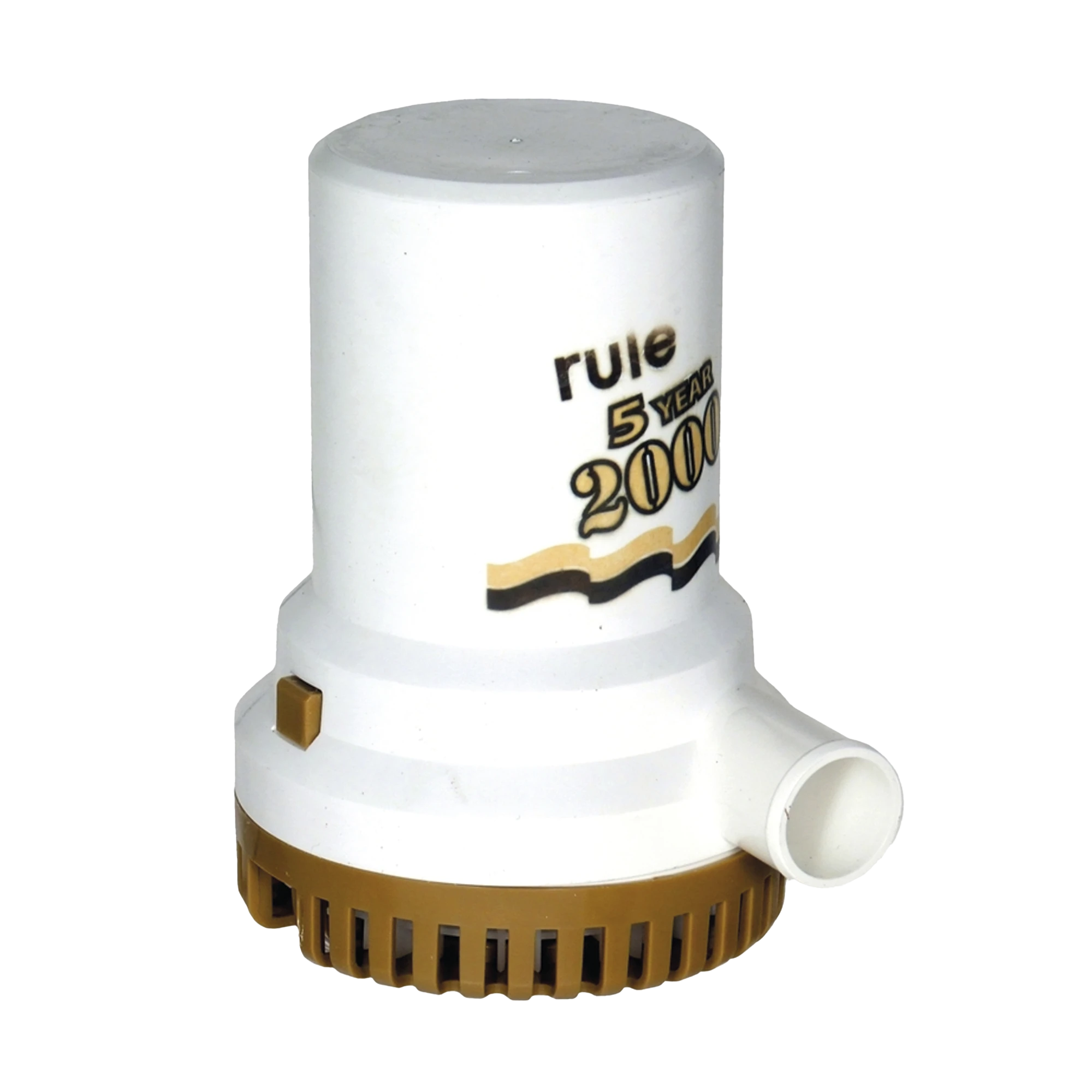 BOMBA SUMERGIBLE DE ACHIQUE SERIE GOLD DE 2000 GALONES POR HORA A 12 VOLTS DE CORRIENTE DIRECTA.-Soluciones Marinas-RULE-Bsai Seguridad & Controles