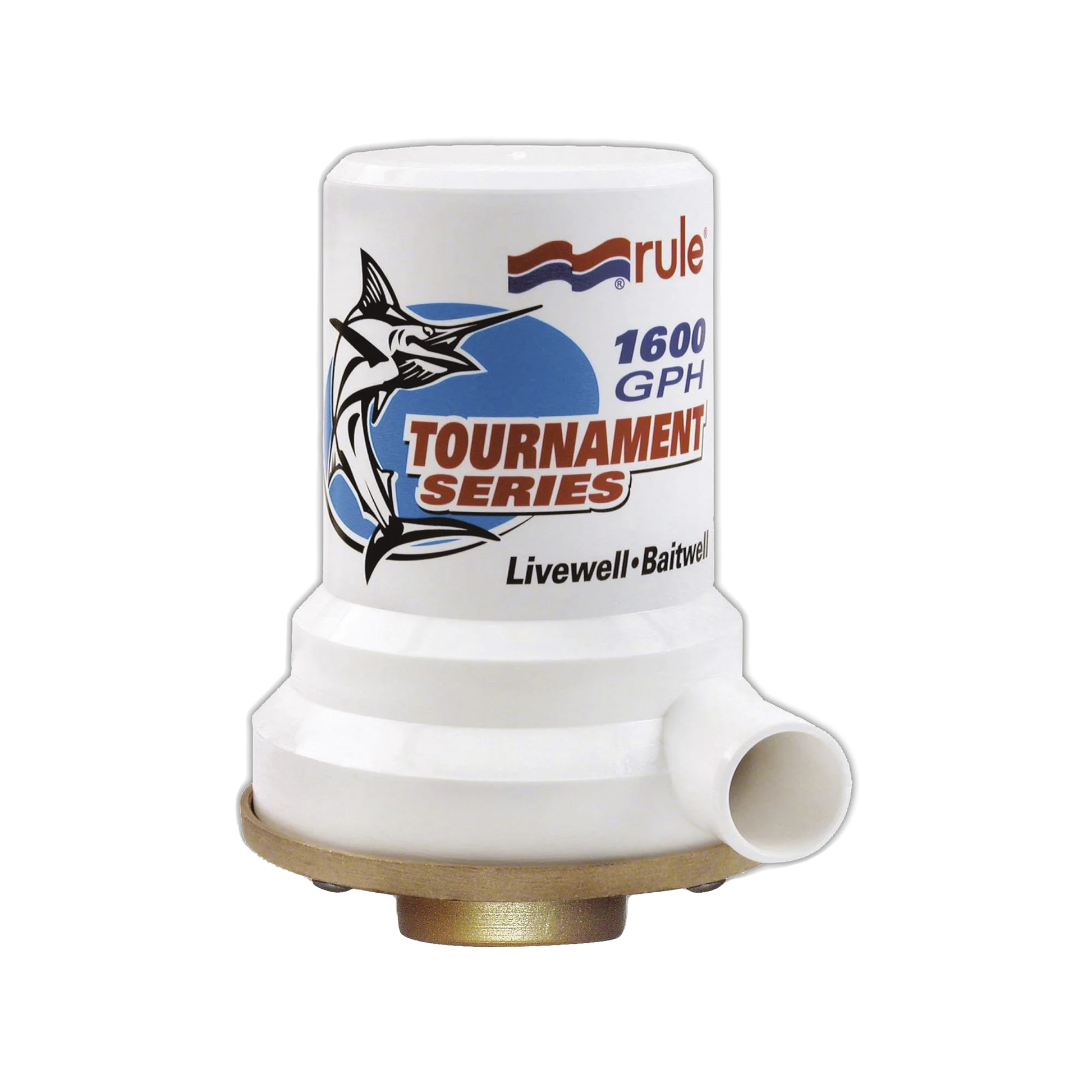 BOMBA SUMERGIBLE PARA VIVERO DE 1600 GALONES POR HORA A 12 VOLTS DE CORRIENTE DIRECTA.-Soluciones Marinas-RULE-Bsai Seguridad & Controles