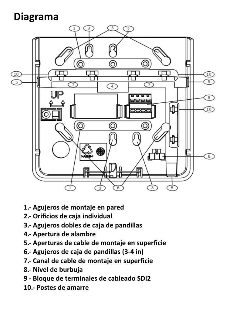 BOSCH I_B930 - TECLADO ALFANUMERICO PARA PANELES DE ALARMA BOSCH BUS SDI2-Accesorios - Alarmas-BOSCH-RBM109068-Bsai Seguridad & Controles