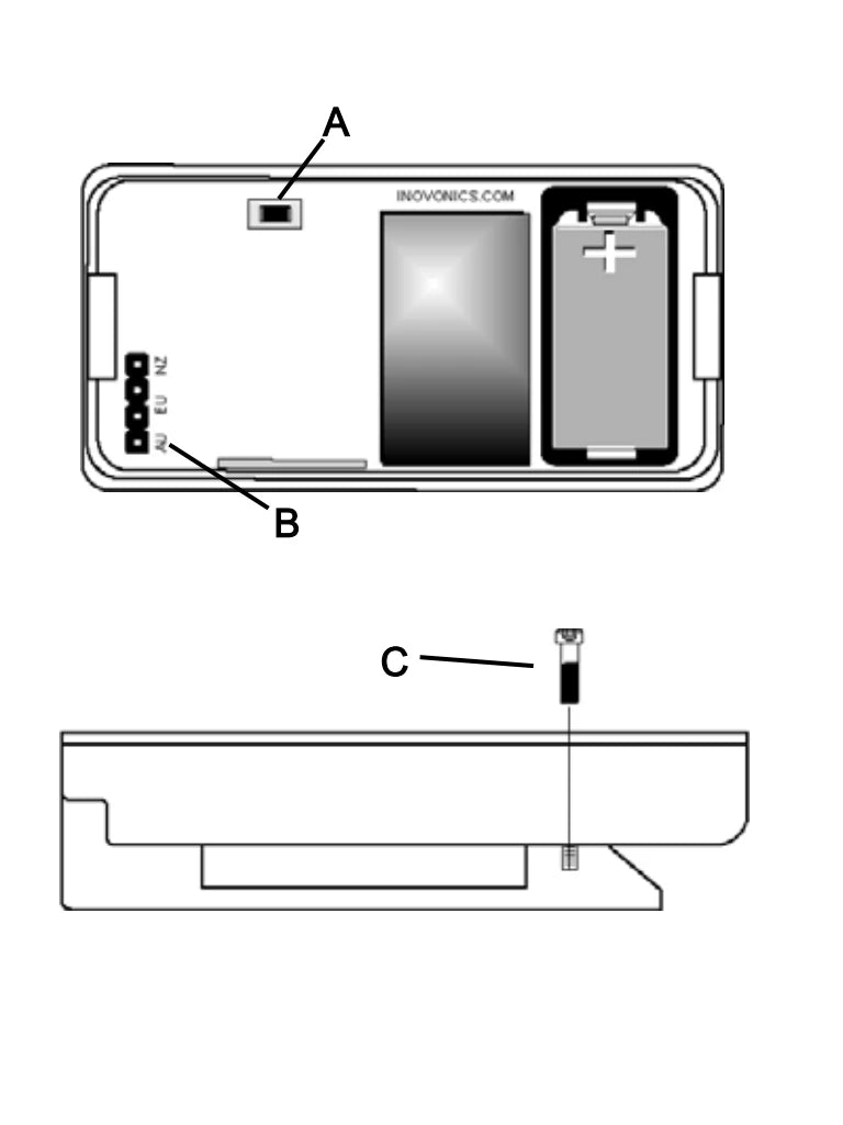 BOSCH I_EN1235S - COLGANTE CON CLIP CINTURÓN, 1 BOTÓN-Botones-BOSCH-RBM1210002-Bsai Seguridad & Controles