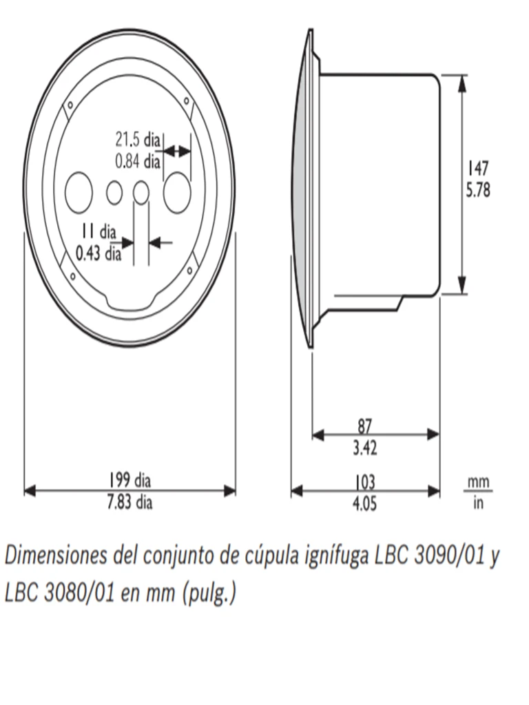 BOSCH M_LBC308001- BURBUJA IGNIFUGA COLOR ROJO-Mezcladoras-BOSCH-RBM1390014-Bsai Seguridad & Controles