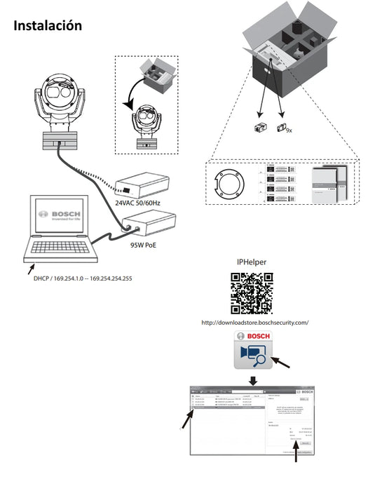 BOSCH V_MIC9502Z30BVS CAMARA FUSION TERMICA 2MP CON LENTE 50MM 30X 9HZ COLOR NEGRO-PTZ-BOSCH-RBM0090001-Bsai Seguridad & Controles