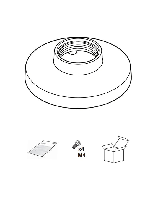 BOSCH V_NDA3082PIP - PLACA DE INTERFAZ COLGANTE, 123MM-Soporte y Montaje-BOSCH-RBM0430066-Bsai Seguridad & Controles