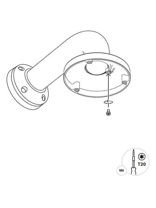 BOSCH V_NDA3082PIP - PLACA DE INTERFAZ COLGANTE, 123MM-Soporte y Montaje-BOSCH-RBM0430066-Bsai Seguridad & Controles