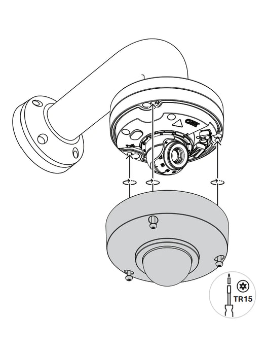 BOSCH V_NDA3082PIP - PLACA DE INTERFAZ COLGANTE, 123MM-Soporte y Montaje-BOSCH-RBM0430066-Bsai Seguridad & Controles