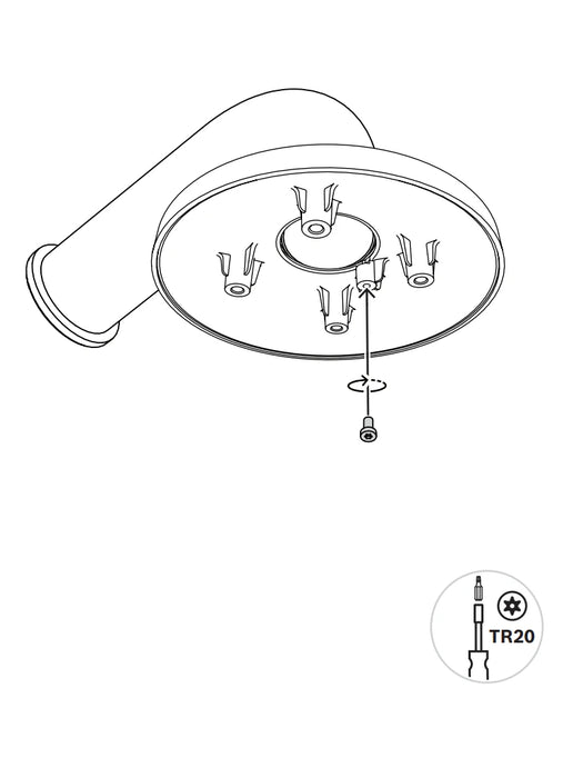 BOSCH V_NDA5080PIP - PLACA DE INTERFAZ COLGANTE 148MM-Soporte y Montaje-BOSCH-RBM0430071-Bsai Seguridad & Controles