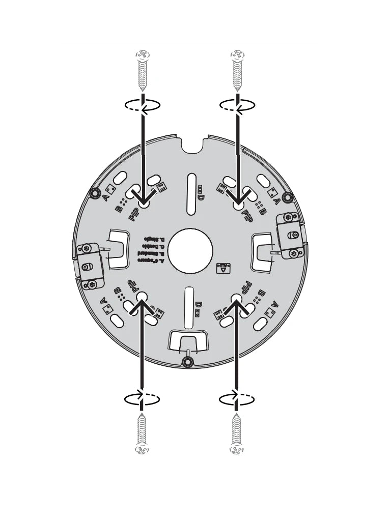 BOSCH V_NDA5080PIP - PLACA DE INTERFAZ COLGANTE 148MM-Soporte y Montaje-BOSCH-Bsai Seguridad & Controles