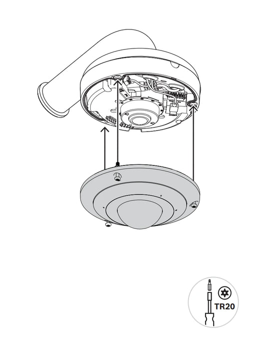 BOSCH V_NDA5080PIP - PLACA DE INTERFAZ COLGANTE 148MM-Soporte y Montaje-BOSCH-RBM0430071-Bsai Seguridad & Controles