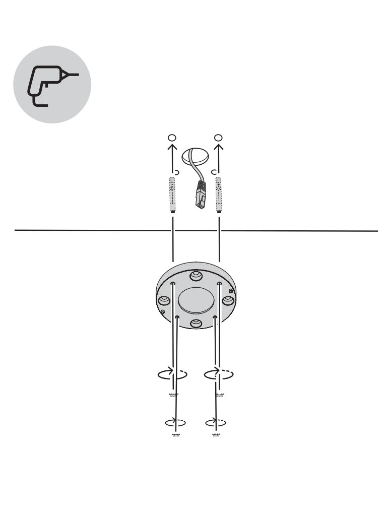 BOSCH V_NDAUPMTS - SOPORTE TUBO COLGANTE, 4" (11CM)-Soporte y Montaje-BOSCH-Bsai Seguridad & Controles