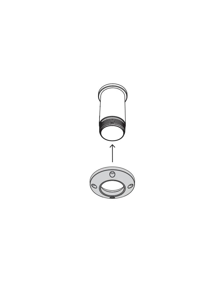 BOSCH V_NDAUPMTS - SOPORTE TUBO COLGANTE, 4" (11CM)-Soporte y Montaje-BOSCH-Bsai Seguridad & Controles