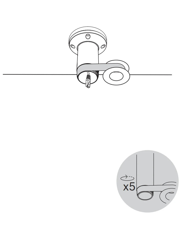 BOSCH V_NDAUPMTS - SOPORTE TUBO COLGANTE, 4" (11CM)-Soporte y Montaje-BOSCH-Bsai Seguridad & Controles