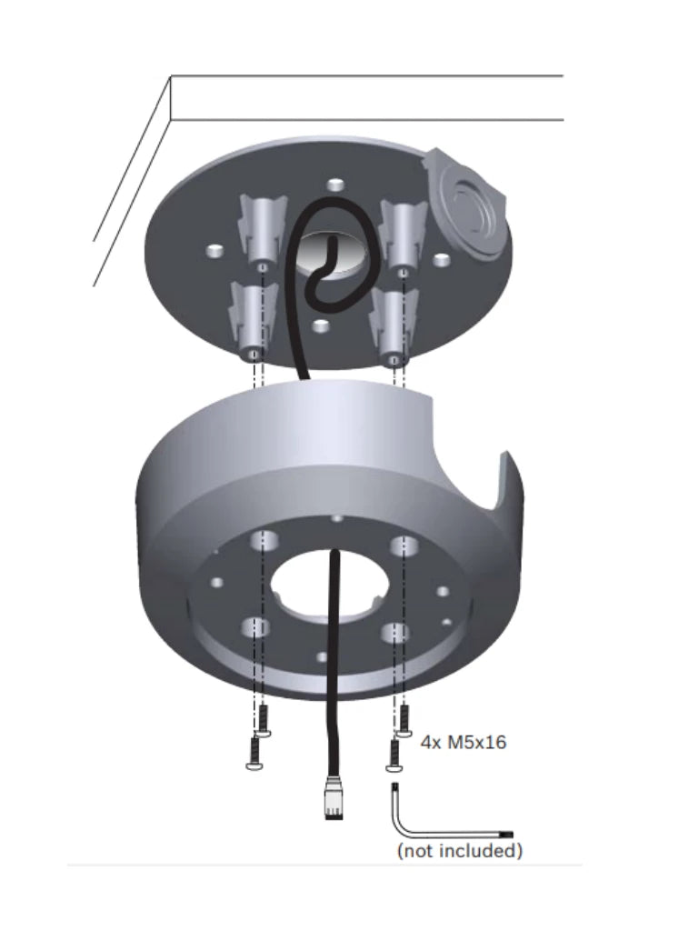 BOSCH V_NDAUPSMB - CAJA DE MONTAJE EN SUPERFICIE SMB PARA MONTAJE EN PARED O TUBERIA-Soporte y Montaje-BOSCH-Bsai Seguridad & Controles
