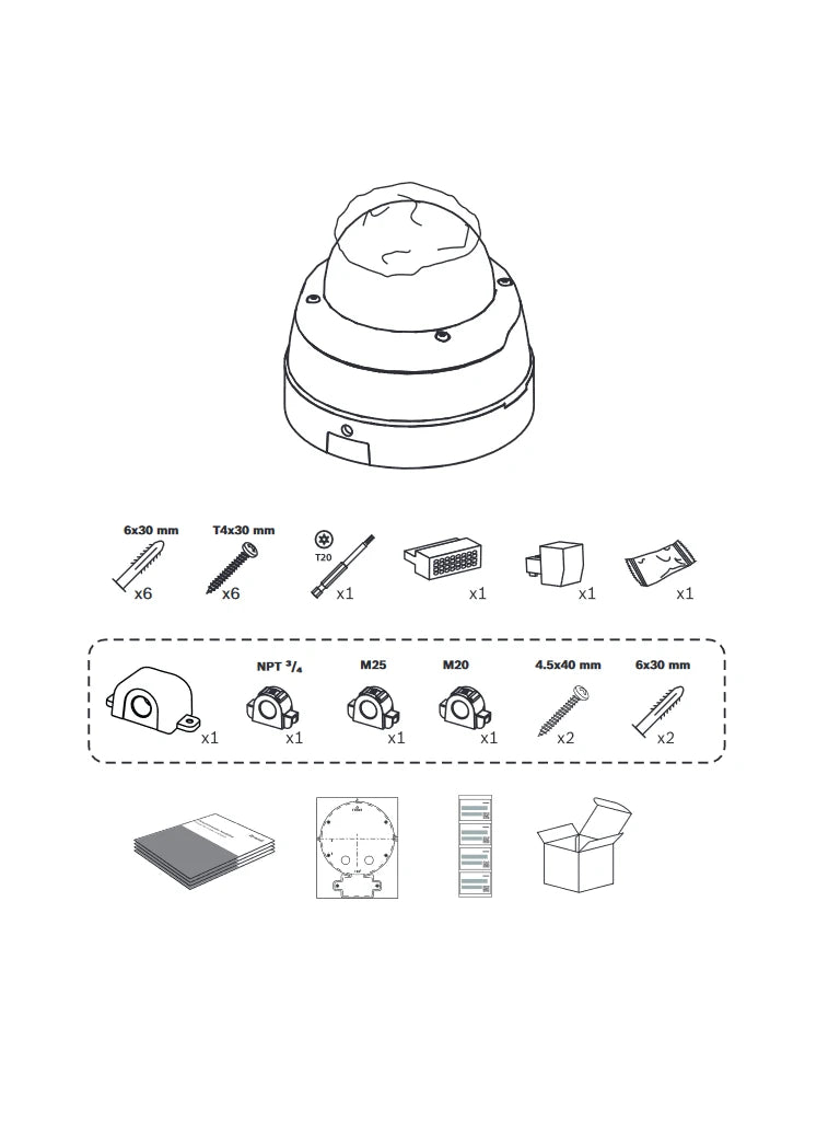 BOSCH V_NDE4512AL -DOMO FIJO 2MP HDR 3-9MM IR IP66-Domo-BOSCH-Bsai Seguridad & Controles