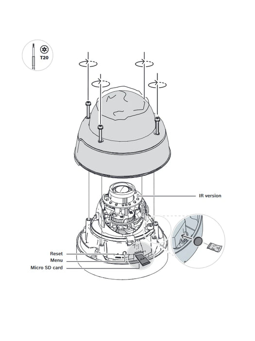 BOSCH V_NDE4512AL -DOMO FIJO 2MP HDR 3-9MM IR IP66-Domo-BOSCH-RBM0040029-Bsai Seguridad & Controles