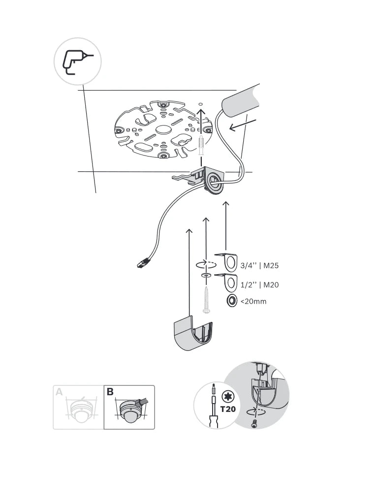 BOSCH V_NDE8512R - DOMO FIJO 2MP HDR 3-9MM PTRZ IP66-PTZ-BOSCH-Bsai Seguridad & Controles